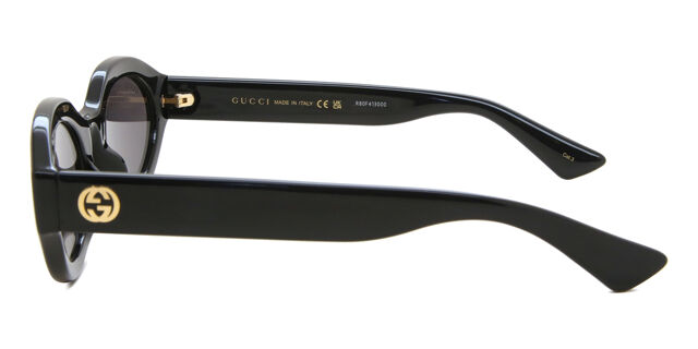 NEW GUCCI SUNGLASSES, BLACK WOMEN OVAL EYEWEAR GUCCI GG1579S 001 Gucci GG1579S 001 Oval Black Sunglasses | SmartBuyGlasses US main image 3