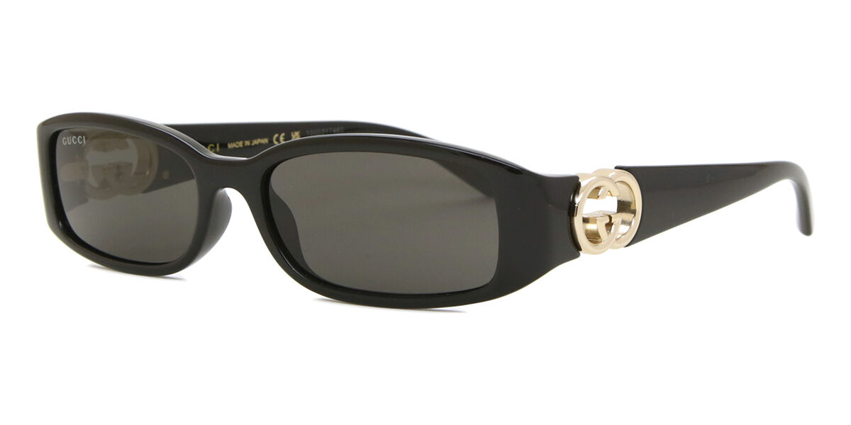 Gucci GG1661S 001 Rectangle Black Sunglasses | SmartBuyGlasses US