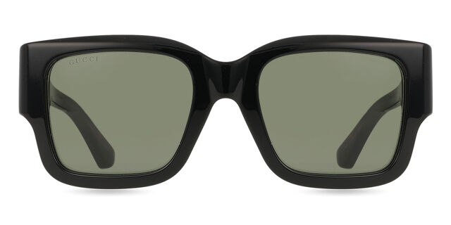 Gucci Sunglasses GG1663S 001 Black Tortoise Gold Square 52-21-140 Oversized Gucci Sunglasses GG1663S 001 Black with Havana Grey  main image 3