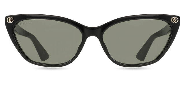 Gucci GG1815S 001 Cat Eye Sunglasses - Black/Grey Gucci GG1815S 001 Shiny Black/Grey 58-15-140 Sunglasses New  main image 4