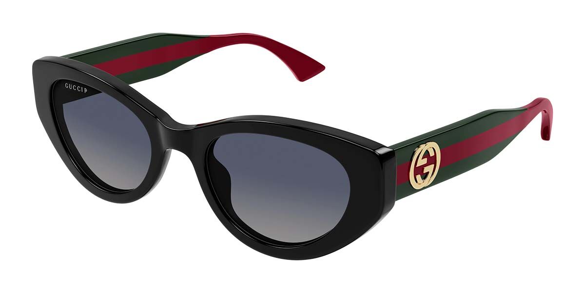 Gucci GG1862S 005 Cat Eye Black Sunglasses | SmartBuyGlasses US