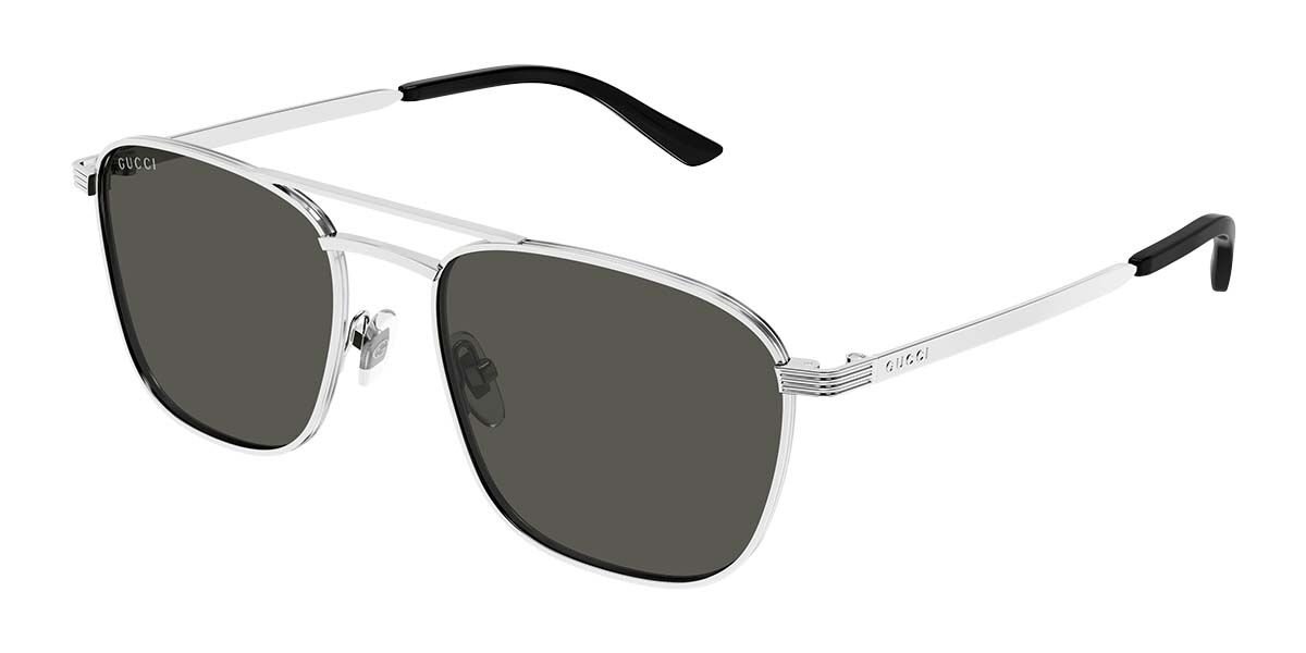 Gucci GG1881S 001 Pilot Silver Sunglasses | SmartBuyGlasses US