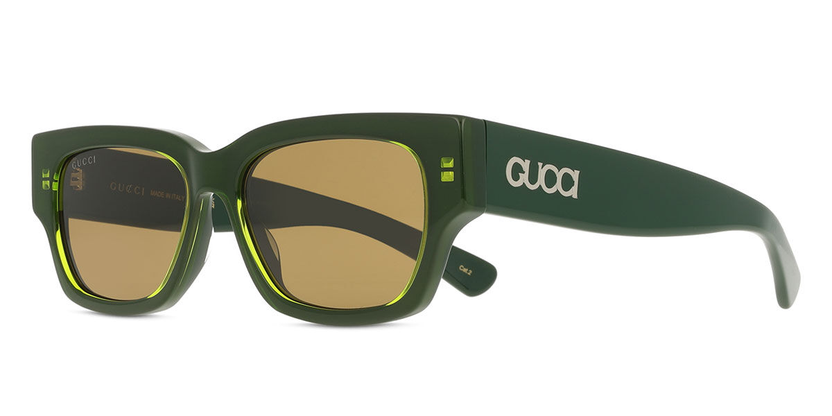 Gucci GG1794S 004 Square Green Sunglasses | SmartBuyGlasses US