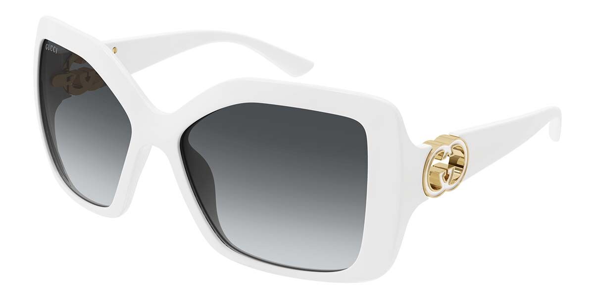 Gucci White Sunglasses – 100% UV Protection & Free Shipping