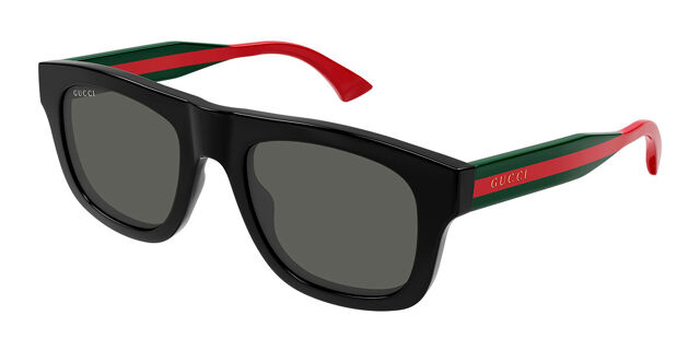 Gucci GG1991S 001 Square Black Sunglasses | SmartBuyGlasses US display picture 3