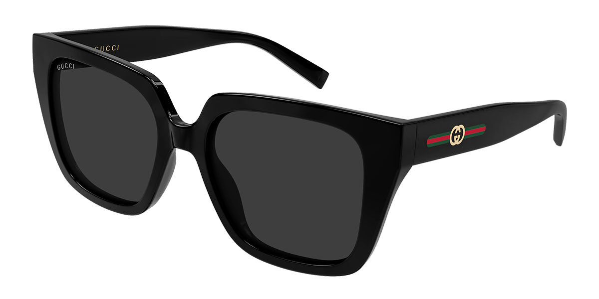 Gucci GG1664S 001 Cat Eye Black Sunglasses | SmartBuyGlasses US