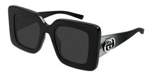 Gucci GG1242S 001 Oversized Black Sunglasses  display picture 2