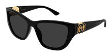 Gucci GG1638S 001 Cat Eye Black Sunglasses | SmartBuyGlasses US display picture 3