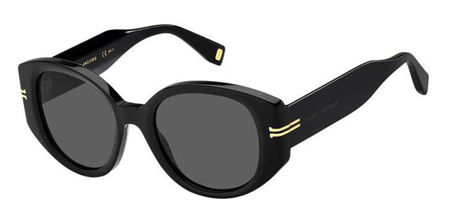 Marc Jacobs MJ 1052/S 807/IR Oval Black Sunglasses  display picture 3