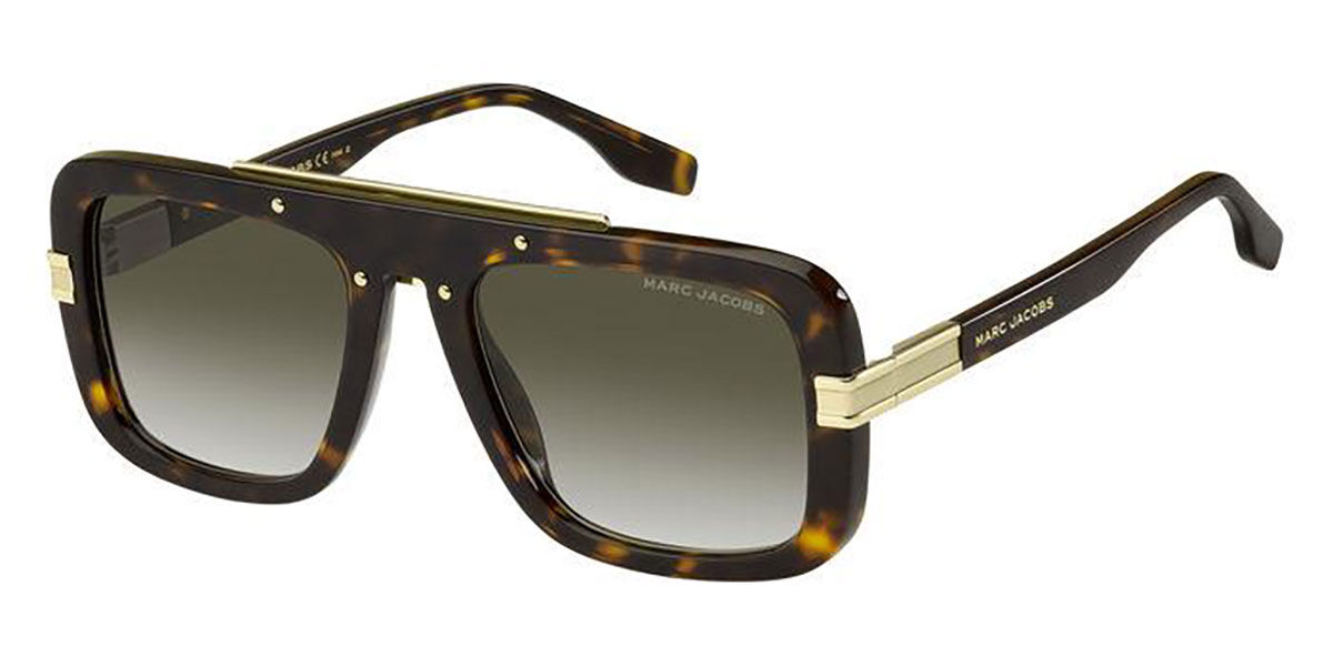 Marc Jacobs MARC 670/S 086/9K Square Tortoise Sunglasses ...