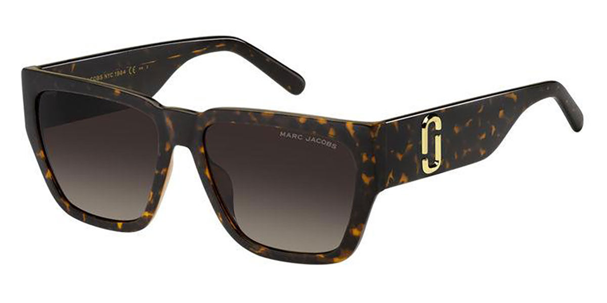 Marc Jacobs MARC 646/S 086/HA Square Tortoise Sunglasses