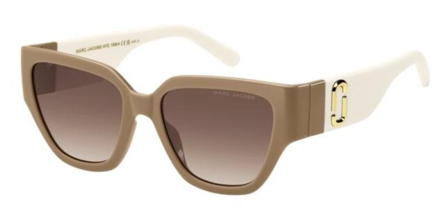 Marc Jacobs MARC 724/S, Beige Brown/Brown Gradient, Size54X18X135 Beige Marc Jacobs White Brown Gradient MARC 724/S | Boohoo main image 4