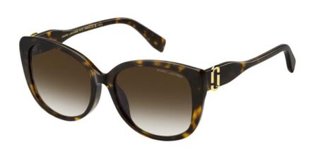 Marc by Marc Jacobs Tortoiseshell Sunglasses with Gold Accent Marc Jacobs brown Sunglasses tortoiseshell color with gold  main image 3