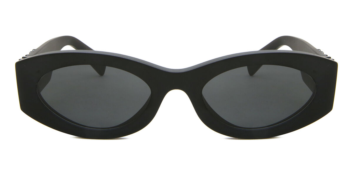 Miu Miu MU11WS 1BO5S0 Oval Black Sunglasses | SmartBuyGlasses US