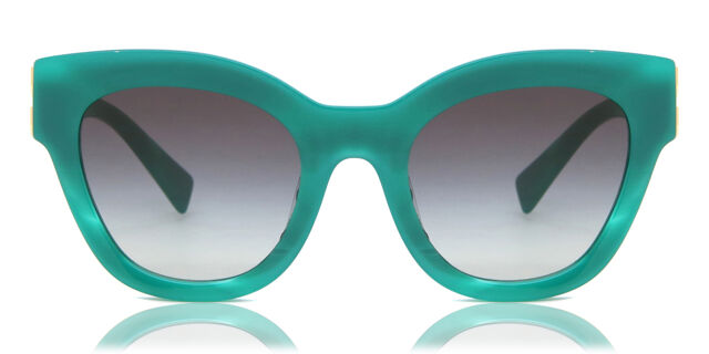 Miu Miu MU01YSF Asian Fit 15H09S Square Green Sunglasses  display picture 2