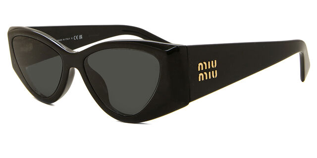Miu Miu MU06YS 1AB5S0 Cat Eye Black Sunglasses  display picture 3