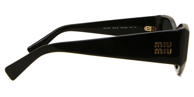 Miu Miu MU06YS 1AB5S0 Cat Eye Black Sunglasses  display picture 3