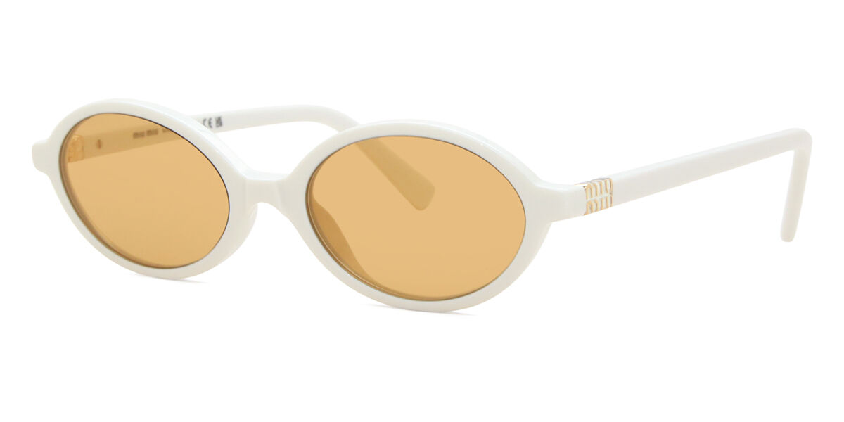 Miu Miu MU04ZS 14240D Oval White Sunglasses | SmartBuyGlasses US Miu Miu MU04ZS 14240D Oval White Sunglasses | SmartBuyGlasses US