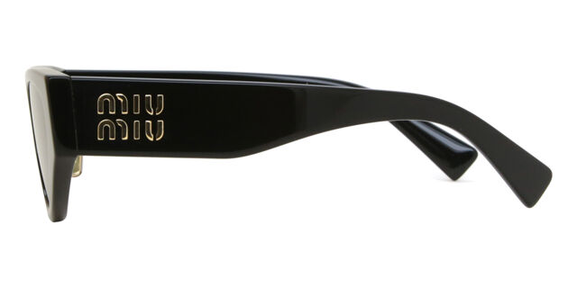 Preowned MIU MIU MU03ZS 1AB5S0 BLACK DARK GREY SUNGLASSES MIU MIU MU 04ZS 1AB5SO Black Dark Grey Lens Women Sunglasses  main image 2