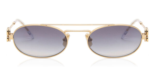 Miu Miu MU54ZS 5AK30C Pilot Gold Sunglasses | SmartBuyGlasses US display picture 2