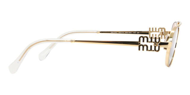 Miu Miu MU54ZS 5AK30C Pilot Gold Sunglasses | SmartBuyGlasses US display picture 1
