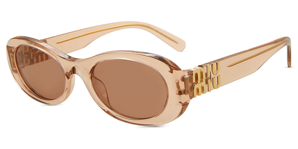 miu miu ベージュ系ラウンドサングラス Miu Miu サングラス | 正規品保障SmartBuyGlassesジャパン！