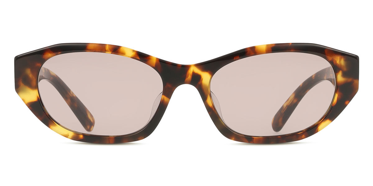 Miu Miu MUA03SF Asian Fit 16K08Z Oval Black Sunglasses