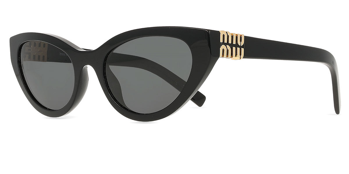 Miu Miu MUA04S 16K08Z Cat Eye Black Sunglasses | SmartBuyGlasses US