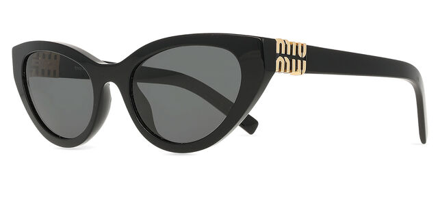 Miu Miu MUA04S 16K08Z Cat Eye Black Sunglasses  display picture 3