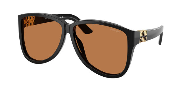 Miu Miu MUA08S 16K90Q Pilot Black Sunglasses  display picture 1