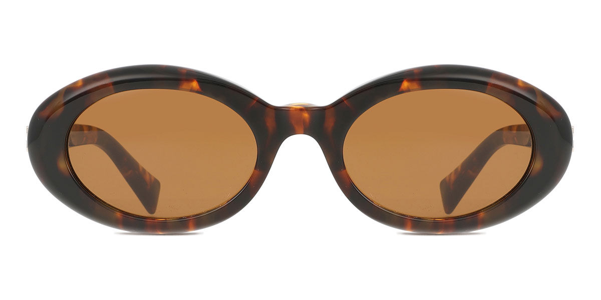 Miu Miu MU06ZS 1AB5S0 Oval Black Sunglasses | SmartBuyGlasses US