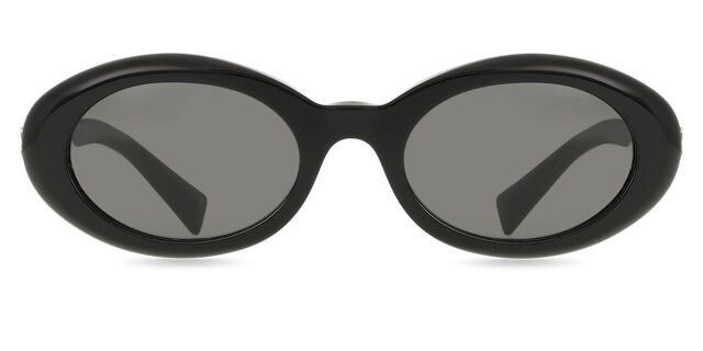 Miu Miu MUB09S 16K08Z Oval Black Sunglasses | SmartBuyGlasses US display picture 1