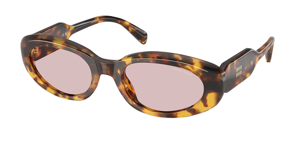 Miu Miu MUA50S 1BC70J Wraparound Silver Sunglasses