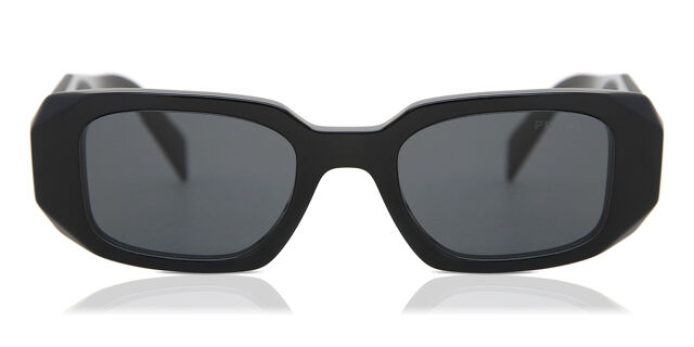 Prada PR 17WS Symbole 1AB5S0 Rectangle Shiny Black  display picture 3