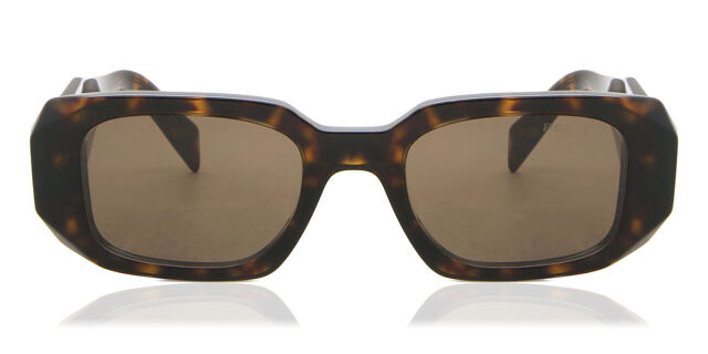 Prada PR 17WS Symbole 2AU8C1 Rectangle Tortoise Sunglasses  display picture 1
