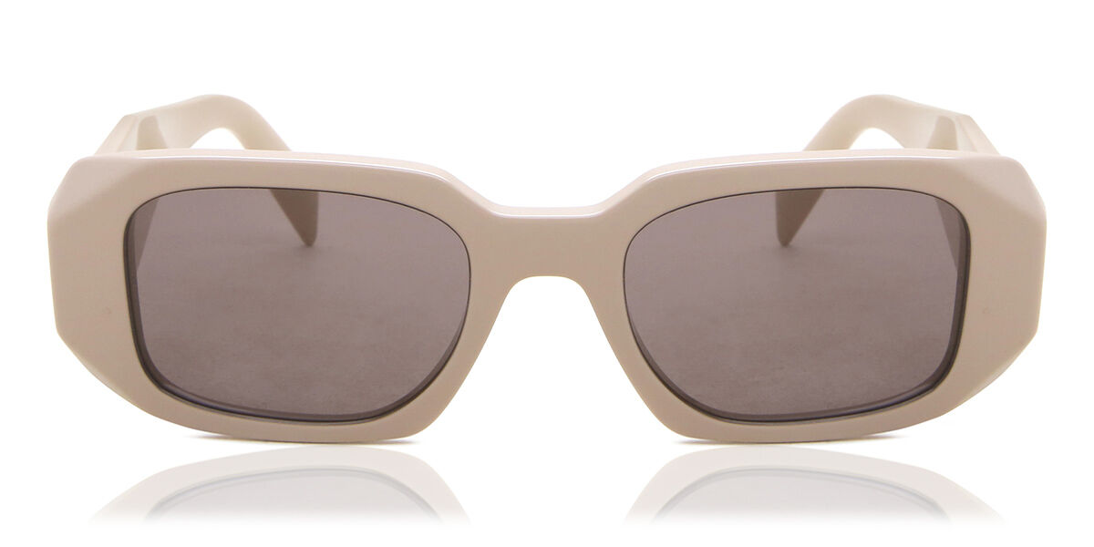 プラダ SPR 17WC-9-VYJ-6X1 サングラス 49□20 ベージュ Prada PR 17WS Symbole VYJ6X1 Rectangle Powder Pink Sunglasses