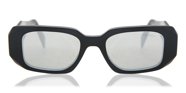 Prada PR 17WS Symbole 1AB2B0 Rectangle Black Sunglasses  display picture 1
