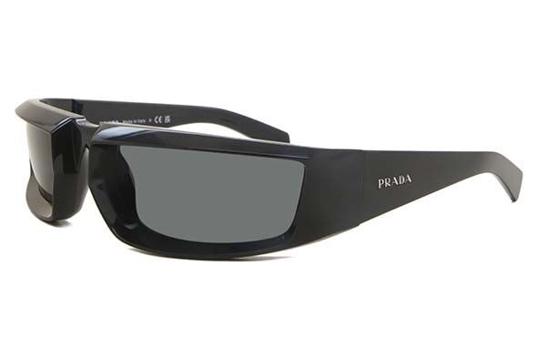 Prada PR 25YS 1AB5S0 Rectangle Black Sunglasses | SmartBuyGlasses US