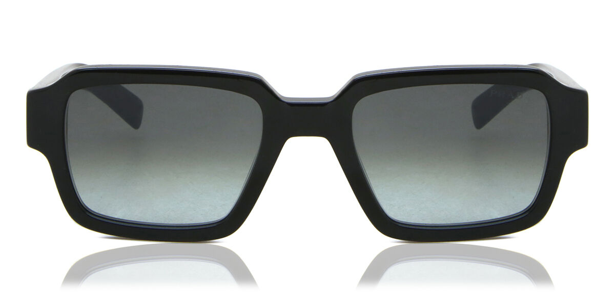 Prada PR 02ZS 1AB06T Square Black Sunglasses | SmartBuyGlasses US