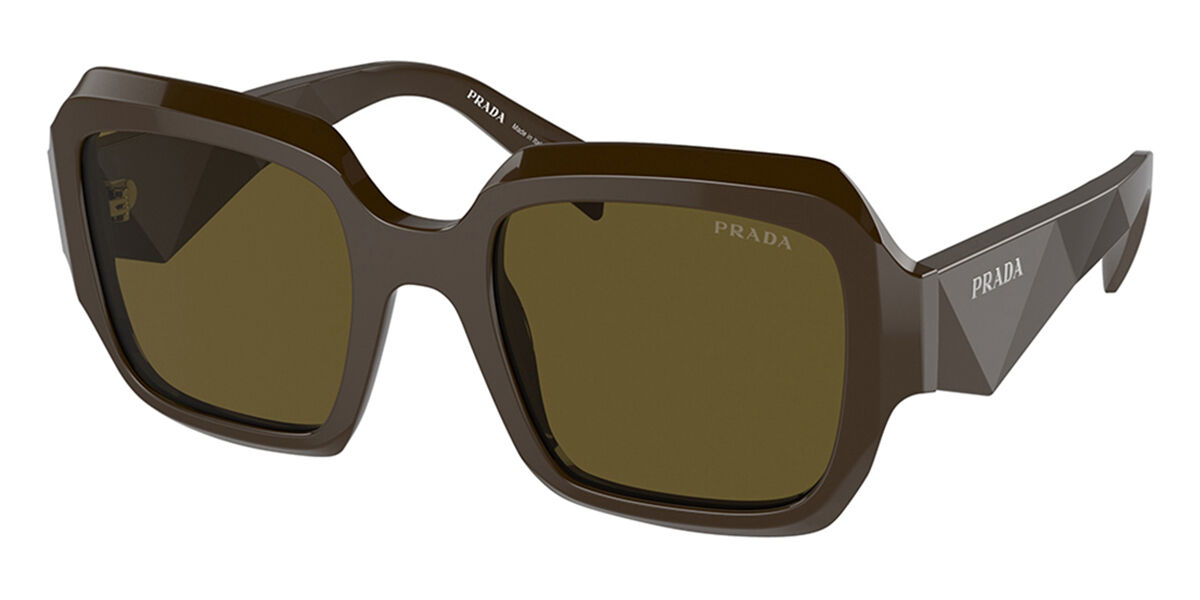 Prada PR 28ZSF Asian Fit 16K90A Square Black Sunglasses