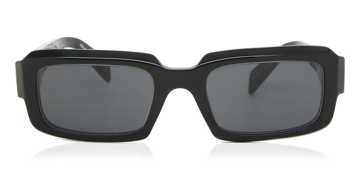 Prada PR 27ZS 16K08Z Rectangle Black Sunglasses | SmartBuyGlasses US