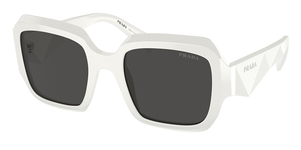 Prada PR 28ZSF Asian Fit 16K90A Square Black Sunglasses