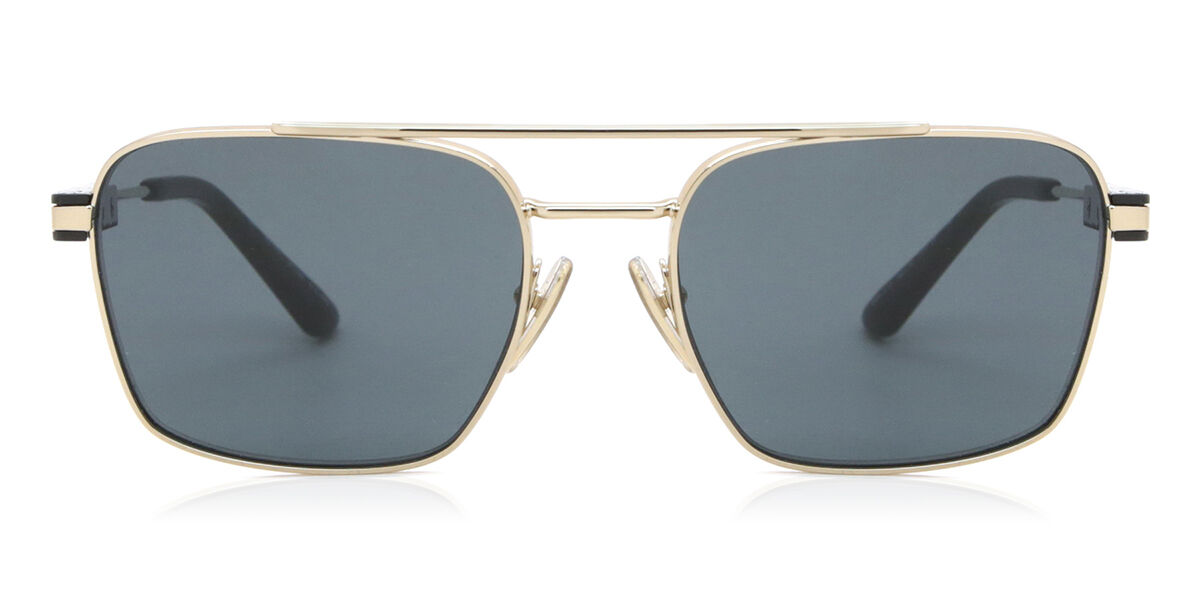 Prada PR 67ZS ZVN09T Pilot Pale Gold Sunglasses | SmartBuyGlasses US