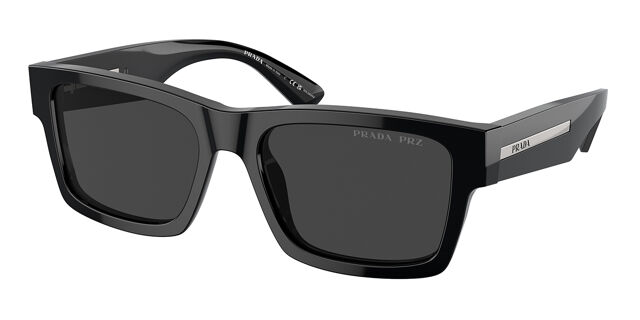 Prada PR 25ZSF Asian Fit Polarized 1AB08G Rectangle Black  display picture 2