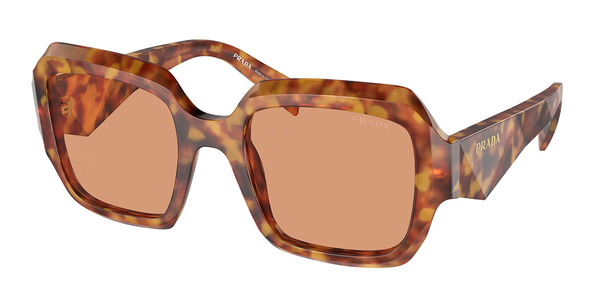 Prada PR 28ZSF Asian Fit 16K90A Square Black Sunglasses