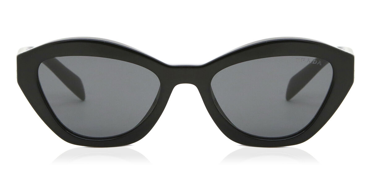 Prada PR A02S 16K08Z Cat Eye Black Sunglasses | SmartBuyGlasses US