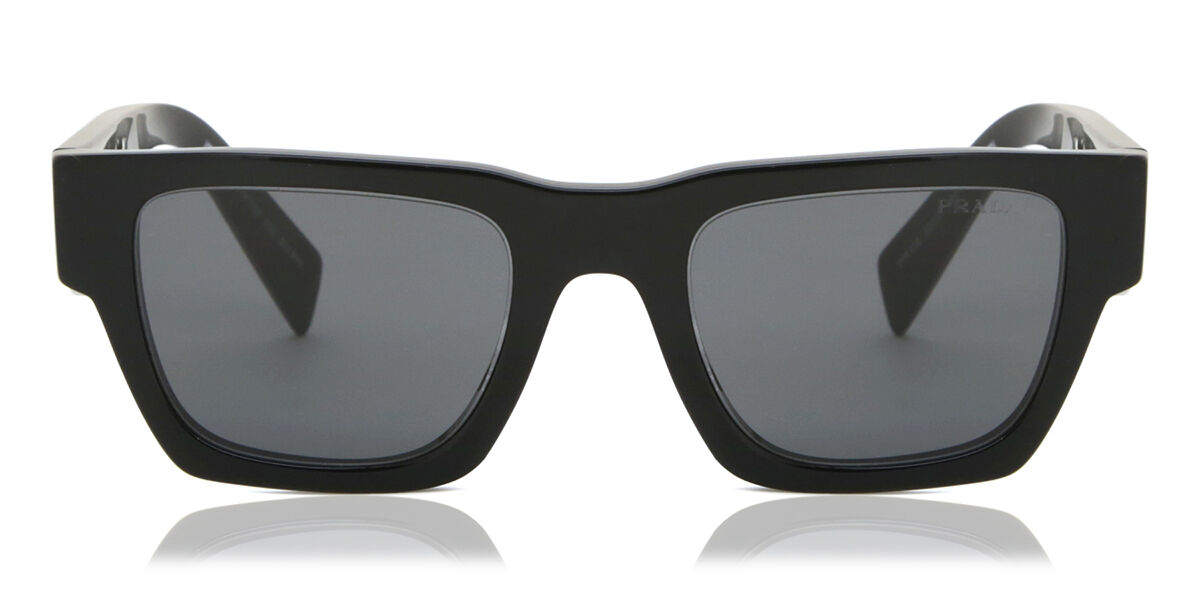 Prada PR A06S 16K08Z Square Black Sunglasses | SmartBuyGlasses US