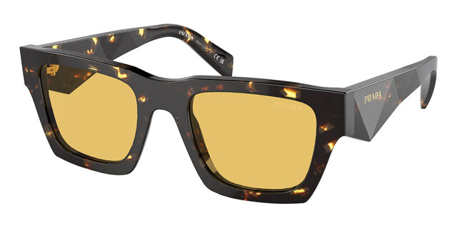 Prada PR A06S 16O10C Square Black Malt Tortoise Sunglasses  display picture 2