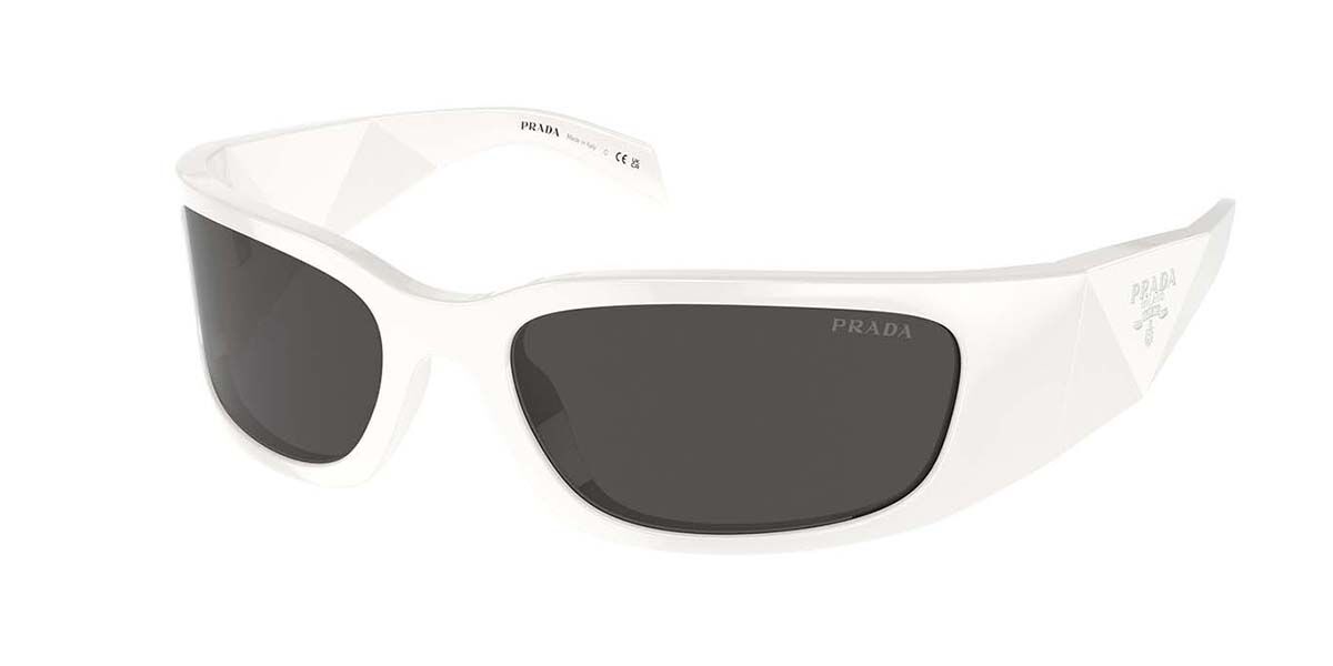 Prada PR A19S 1AB5S0 Wraparound Black Sunglasses | SmartBuyGlasses US