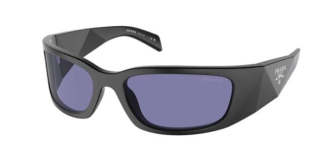 Prada WrapAround Sunglasses Prada Symbole Sunglasses – Black Wraparound Frame  main image 3